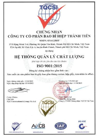 Chính sách chất lượng